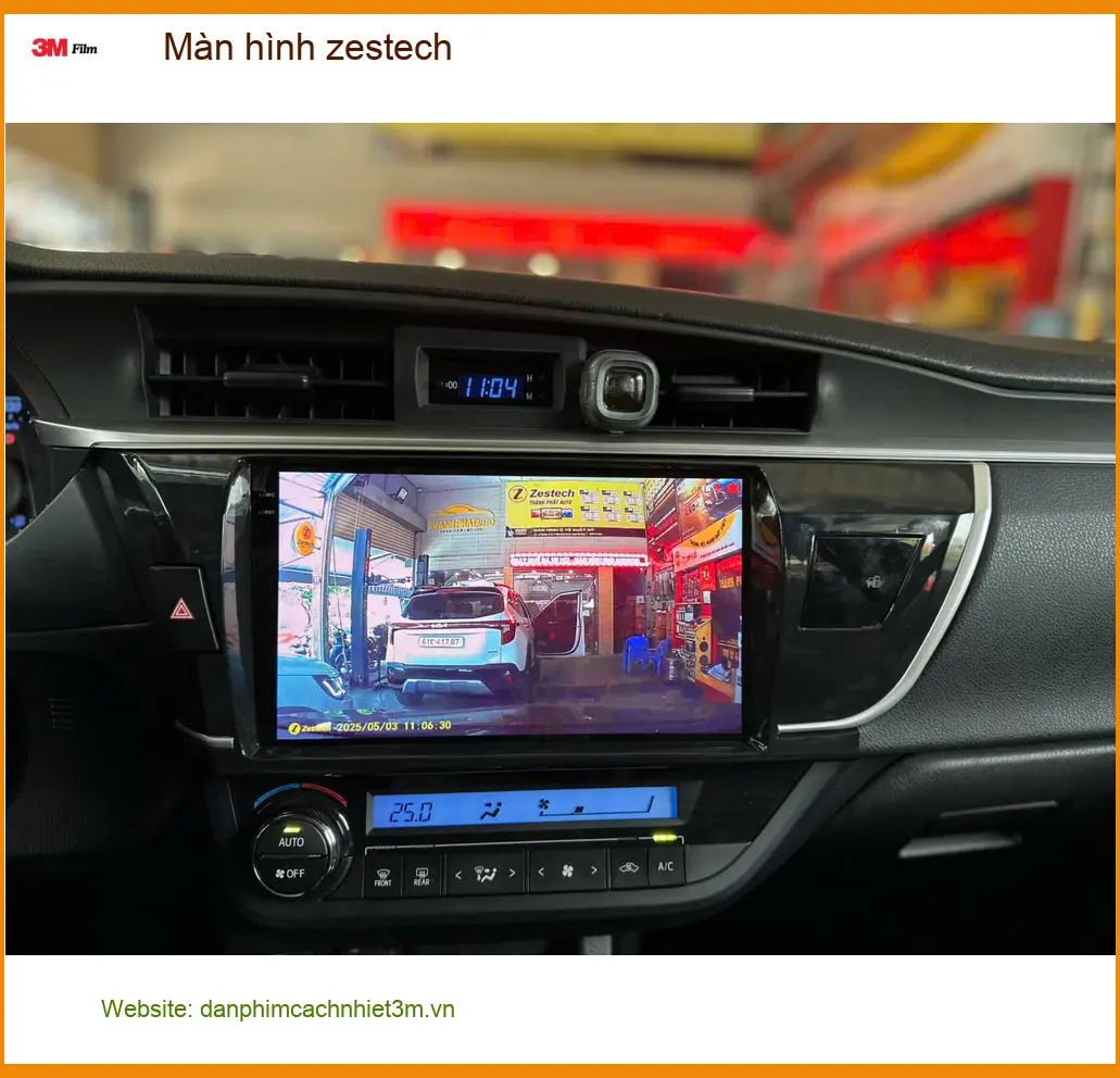 Anh Quốc lắp màn hình Zestech cho Honda CRV tại Quận 9 để nâng cấp tính năng giải trí