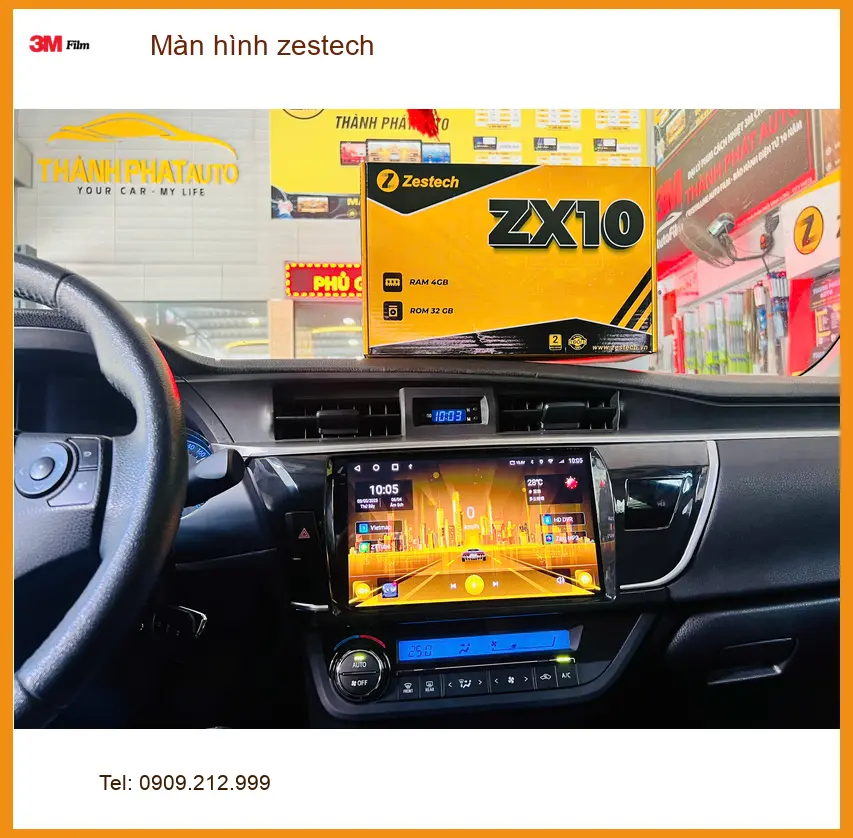 Anh Quốc lắp màn hình Zestech cho Honda CRV tại Quận 9 để nâng cấp tính năng giải trí ảnh thực tế 4
