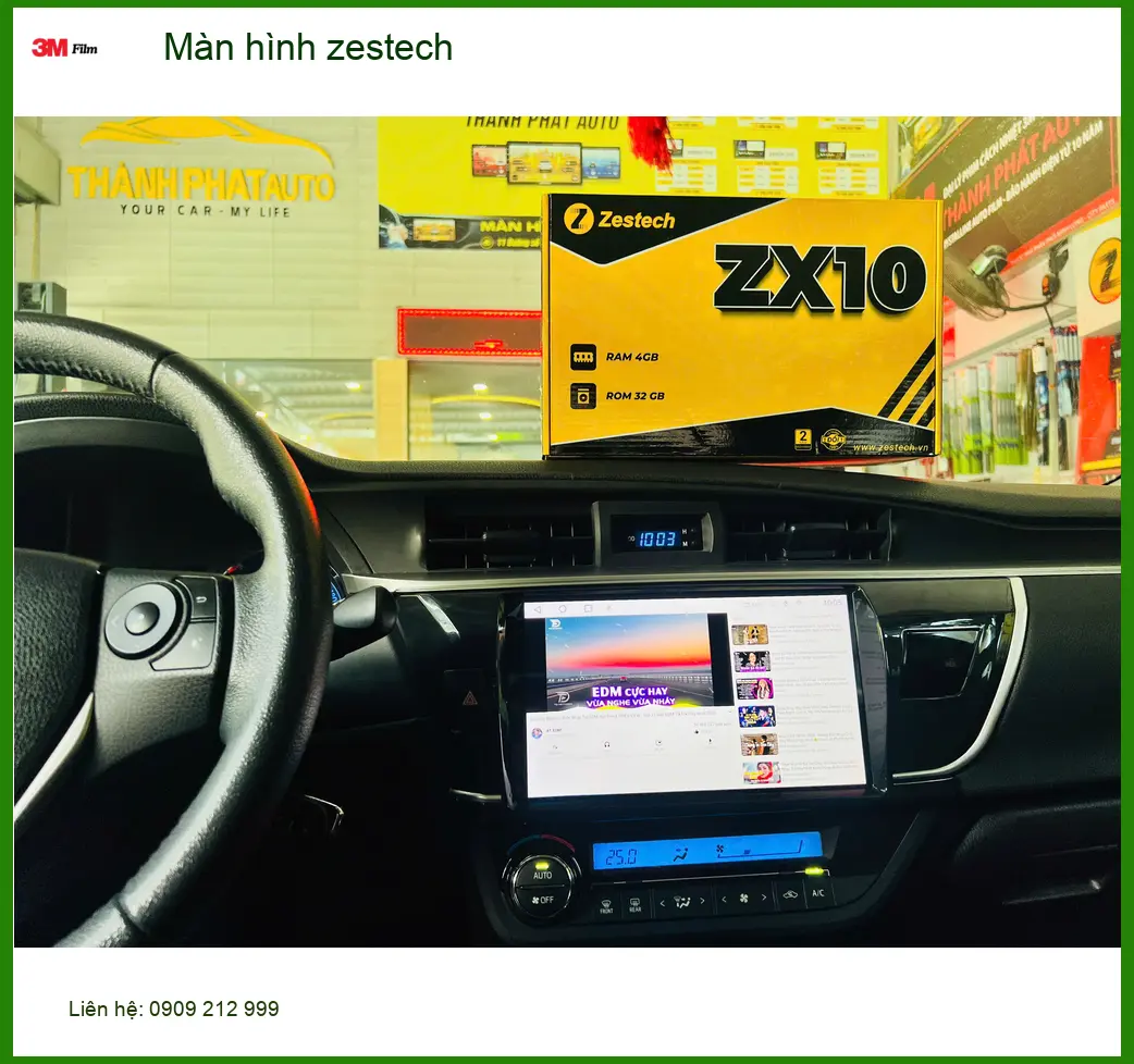 Anh Quốc lắp màn hình Zestech cho Honda CRV tại Quận 9 để nâng cấp tính năng giải trí ảnh thực tế 5