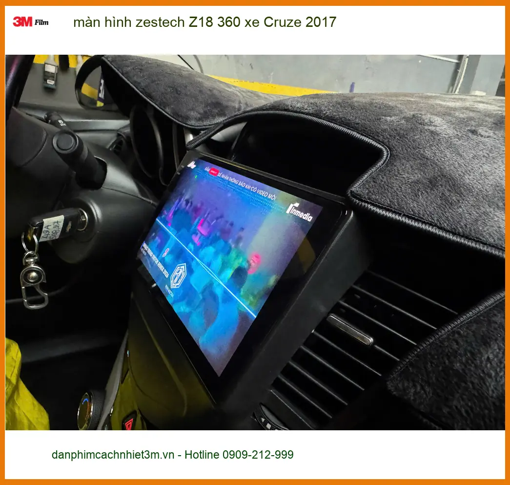Anh Phước lắp màn hình Zestech Z18 360 xe Cruze 2017 tại Quận 1