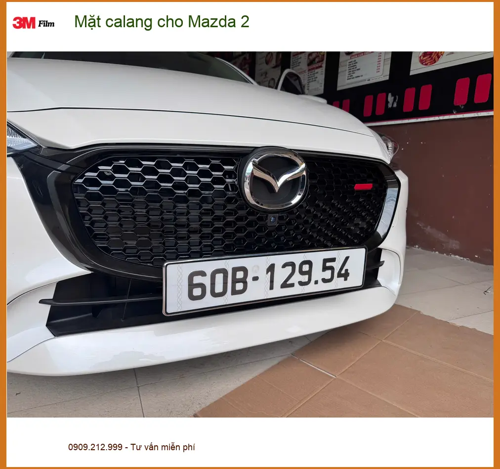 Anh Kiệt độ mặt calang cho Mazda 2 tại Quận 6 để xe thêm phần thể thao ảnh thực tế 2