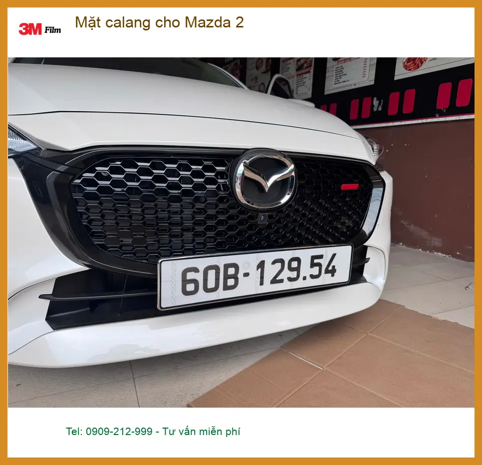 Anh Quốc độ Mặt calang cho Mazda 2 tại Quận 10 để xe trông thể thao hơn ảnh thực tế 3