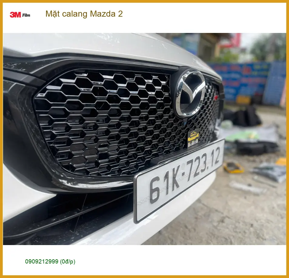 Anh Quang độ Mặt calang Mazda 2 tại Quận 5 sau khi thấy xe zin hơi đơn điệu