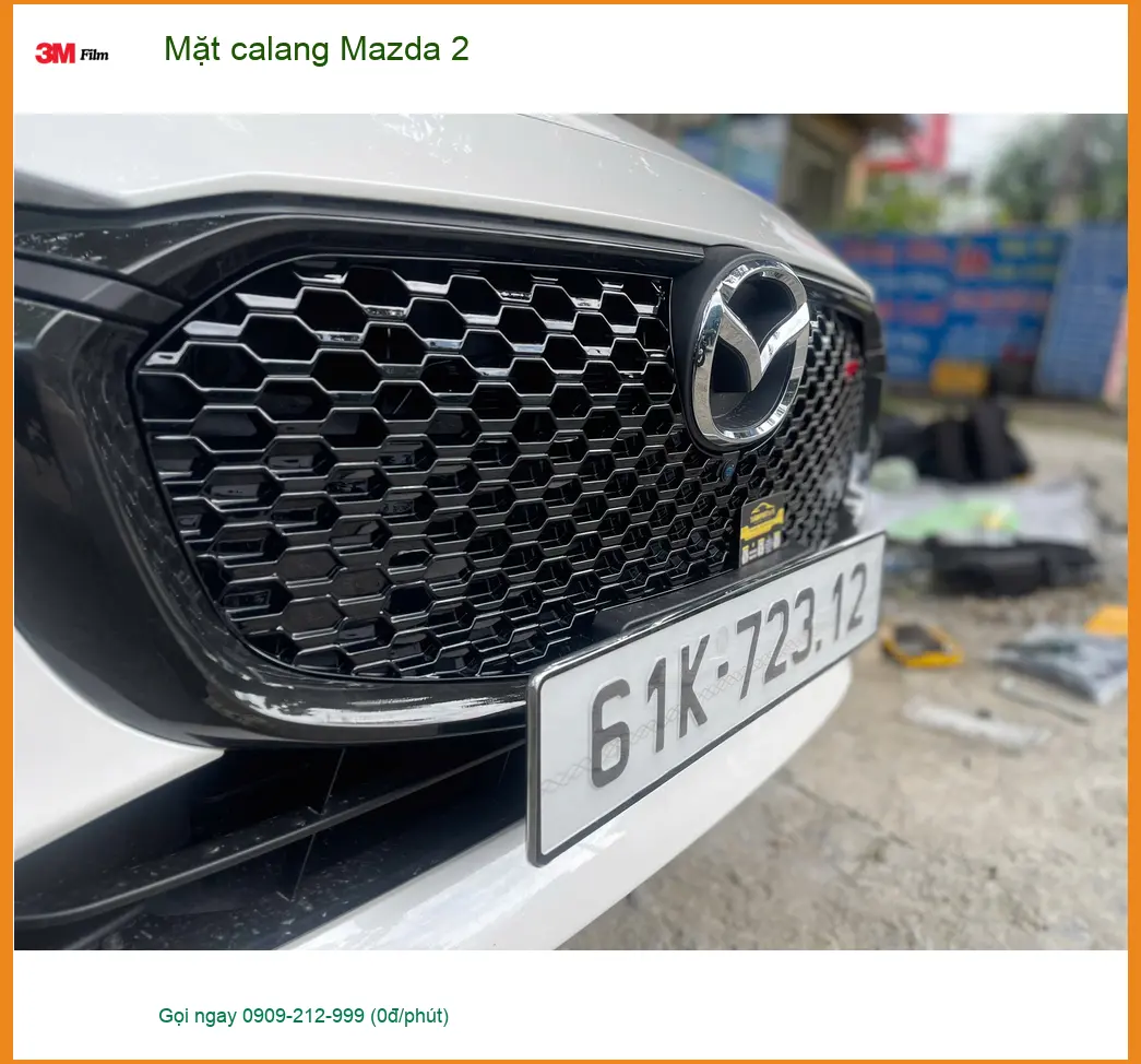 Anh Quang độ Mặt calang Mazda 2 tại Quận 5 sau khi thấy xe zin hơi đơn điệu ảnh thực tế 5