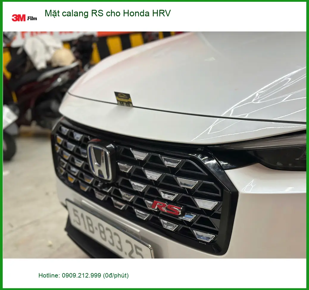 Chị Thanh độ Mặt calang RS cho Honda HRV tại Quận 2 để xe trông thể thao hơn ảnh thực tế 2
