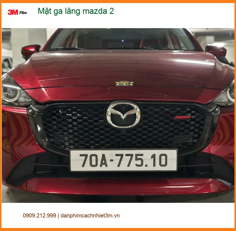 Anh Duy nâng cấp Mặt ga lăng Mazda 2 tại Quận 9 để đổi mới diện mạo xe