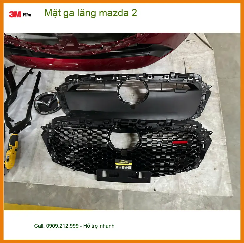 Anh Duy nâng cấp Mặt ga lăng Mazda 2 tại Quận 9 để đổi mới diện mạo xe ảnh thực tế 3