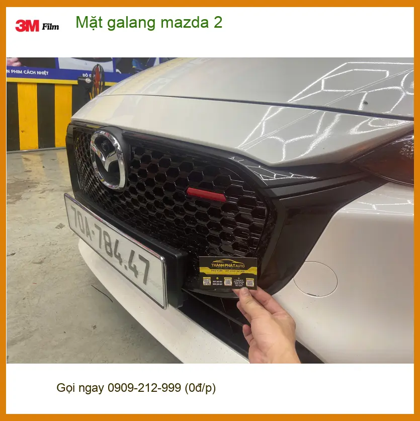 Anh Khải nâng cấp mặt galang Mazda 2 tại Quận 12 để xe trông thể thao hơn ảnh thực tế 3