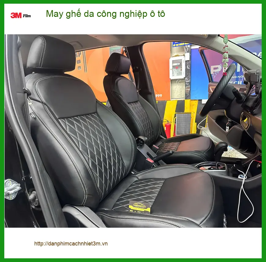 Bác Trọng Hyundai Accent may ghế da công nghiệp ô tô Quận 3 để nội thất xe thêm sang trọng ảnh thực tế 2