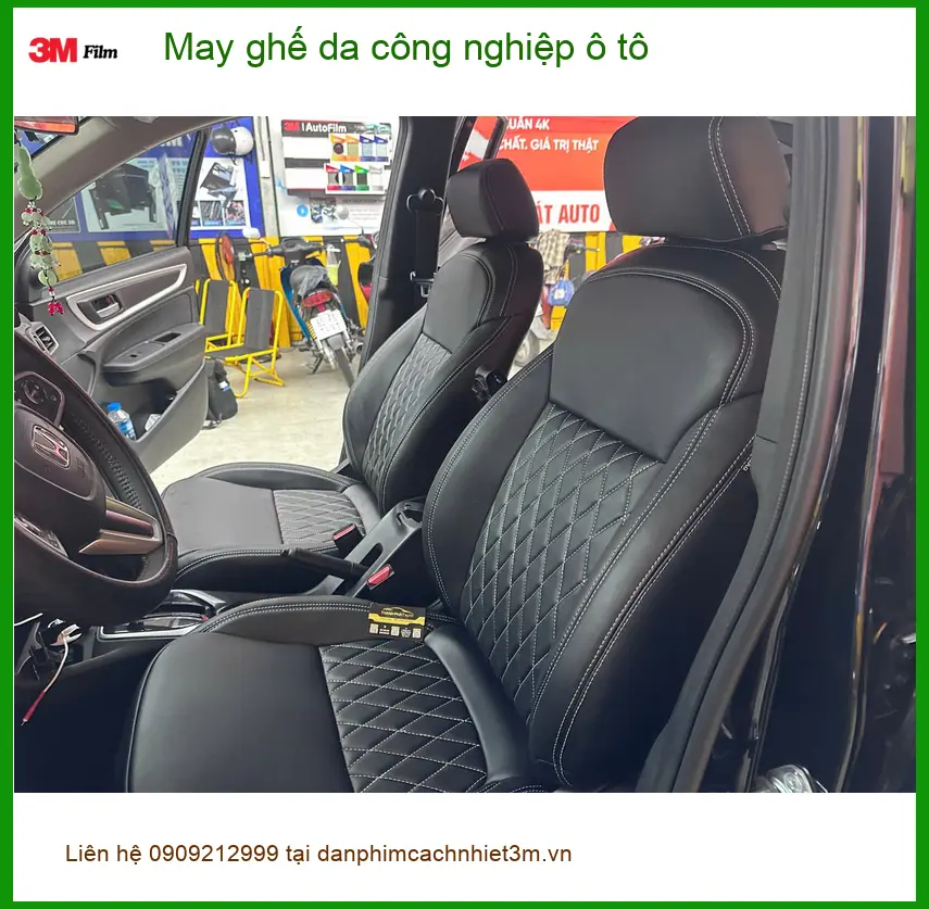Anh Khải may ghế da công nghiệp ô tô Suzuki Ertiga Quận 11 giữ nội thất sạch bền