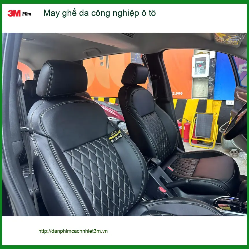 Anh Khải may ghế da công nghiệp ô tô Suzuki Ertiga Quận 11 giữ nội thất sạch bền ảnh thực tế 5