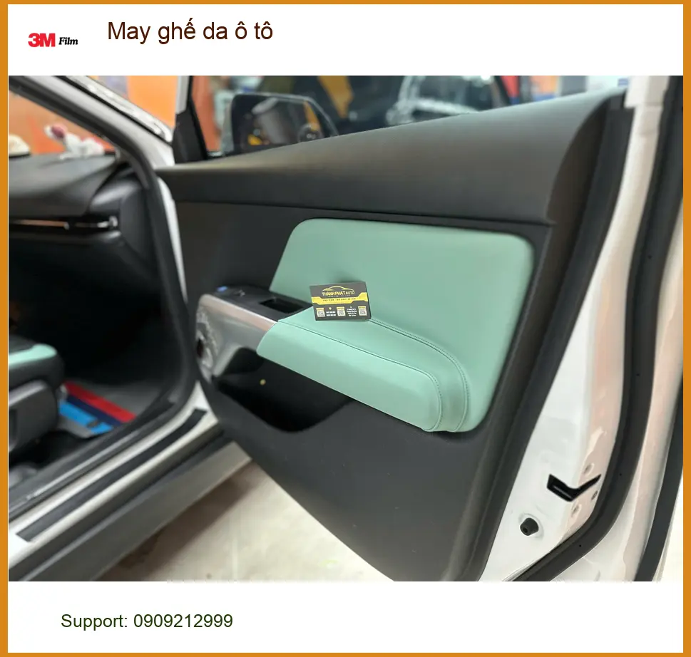Anh Thiện may ghế da ô tô cho Honda CRV tại Quận Bình Tân nội thất sang trọng hơn ảnh thực tế 3