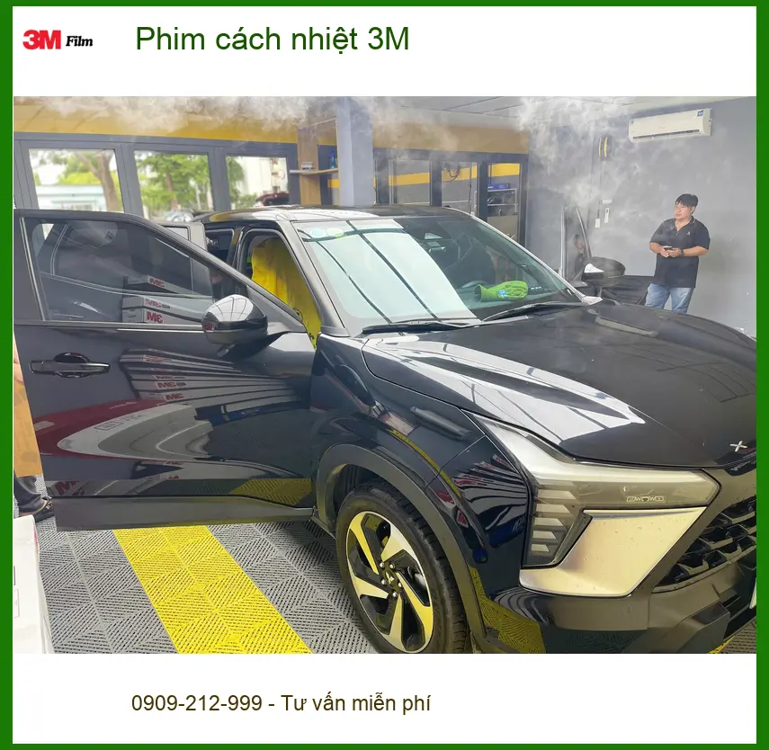 Anh Kiên dán phim cách nhiệt 3M cho Hyundai Accent tại Quận 6 để chống nóng hiệu quả