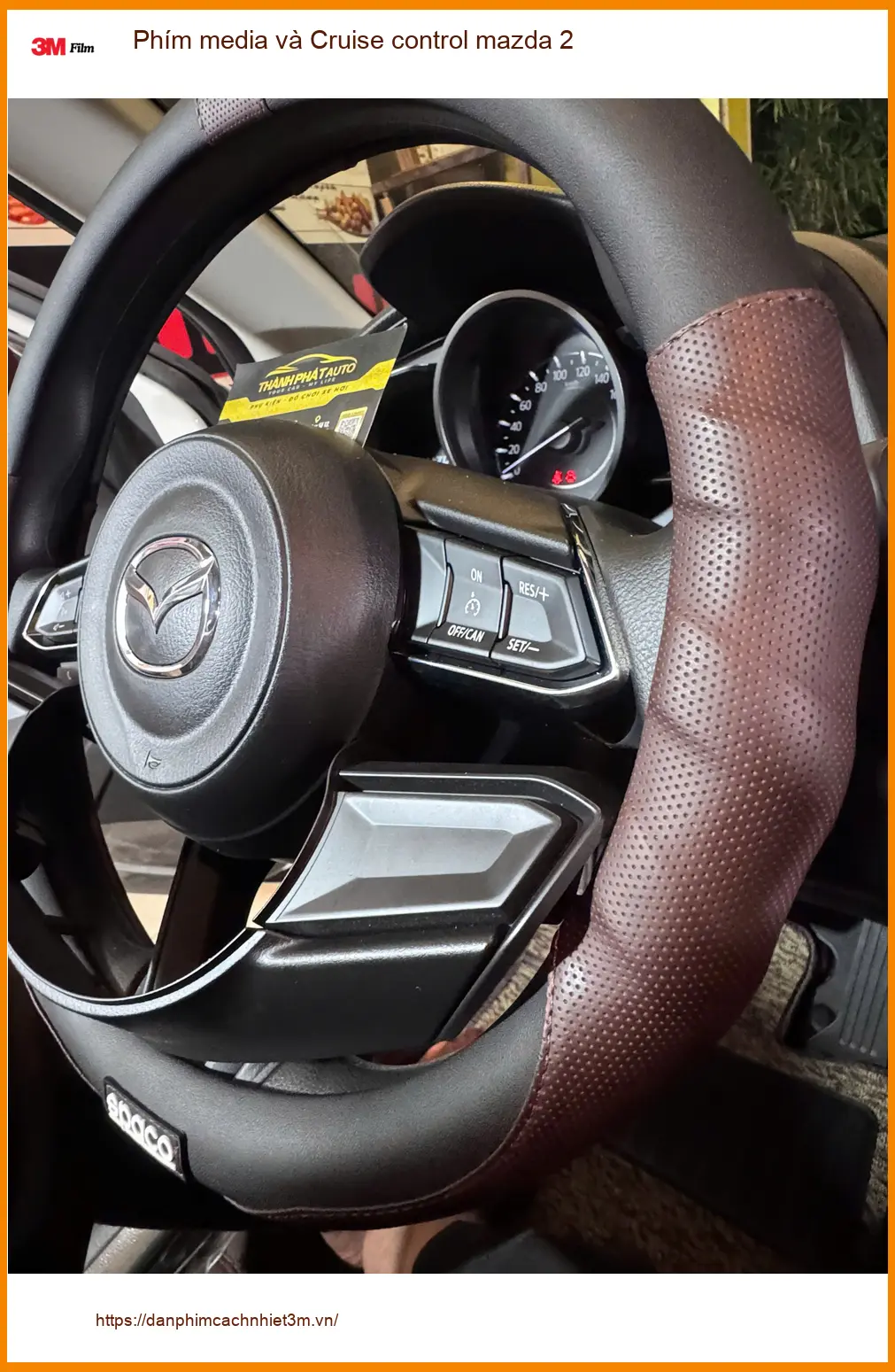 Anh Khôi lắp Phím media và Cruise control Mazda 2 ở Quận 6 cho chuyến đi xa ảnh thực tế 4