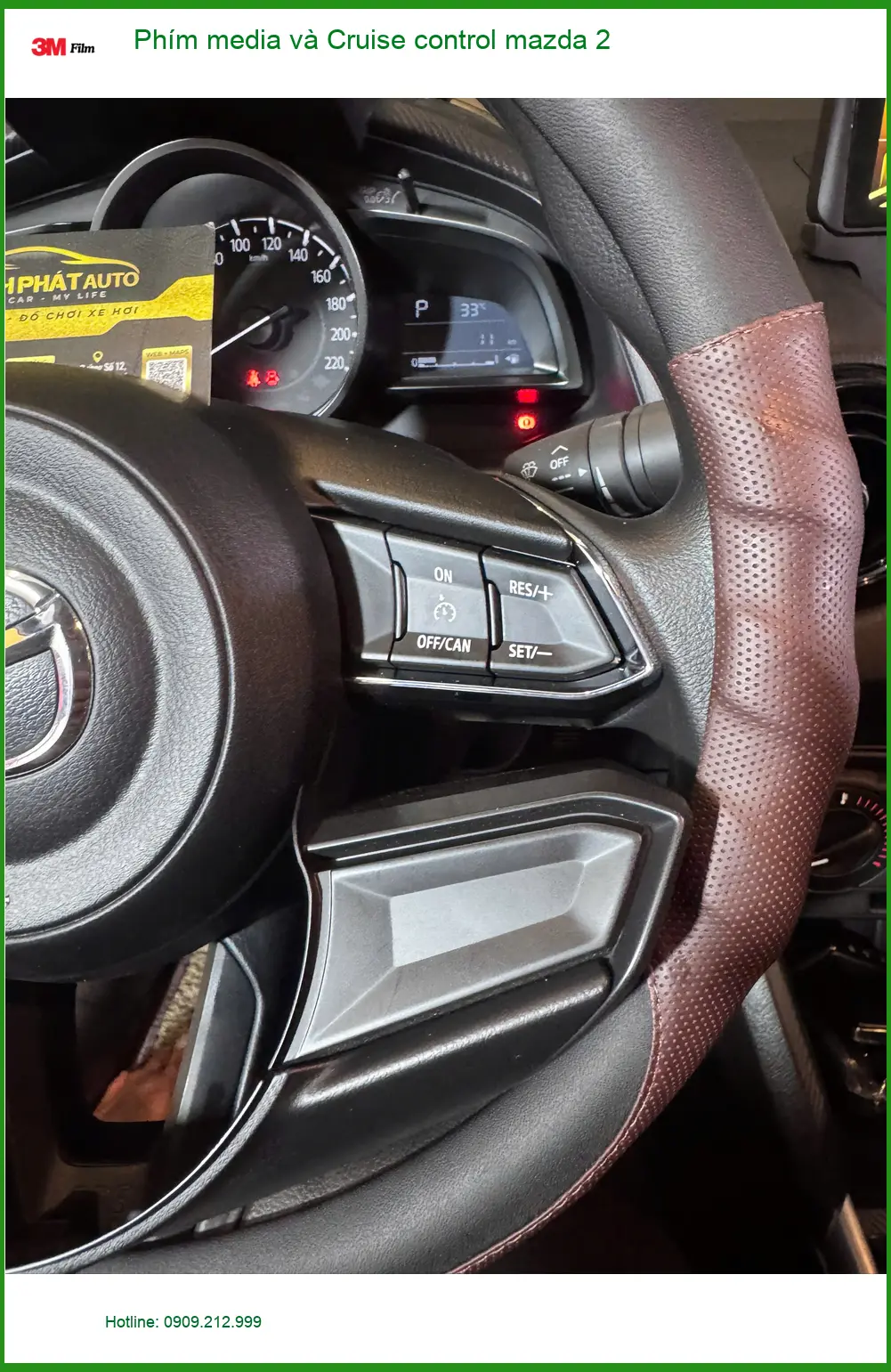 Anh Khôi lắp Phím media và Cruise control Mazda 2 ở Quận 6 cho chuyến đi xa ảnh thực tế 5