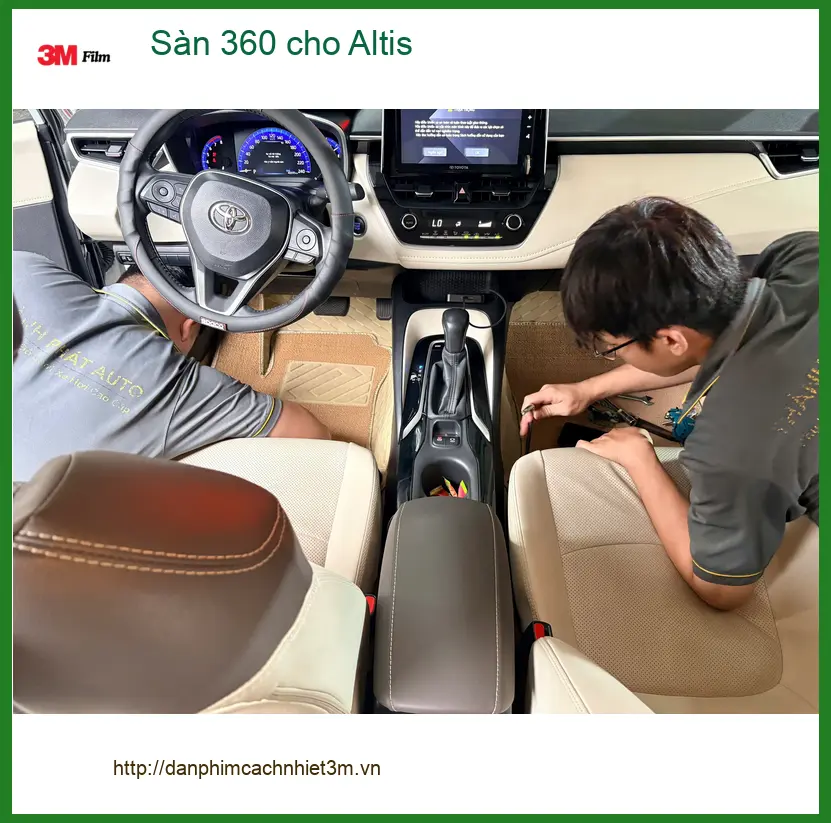 Anh Tùng lắp Sàn 360 cho Altis tại Quận Tân Phú để nội thất luôn sạch đẹp