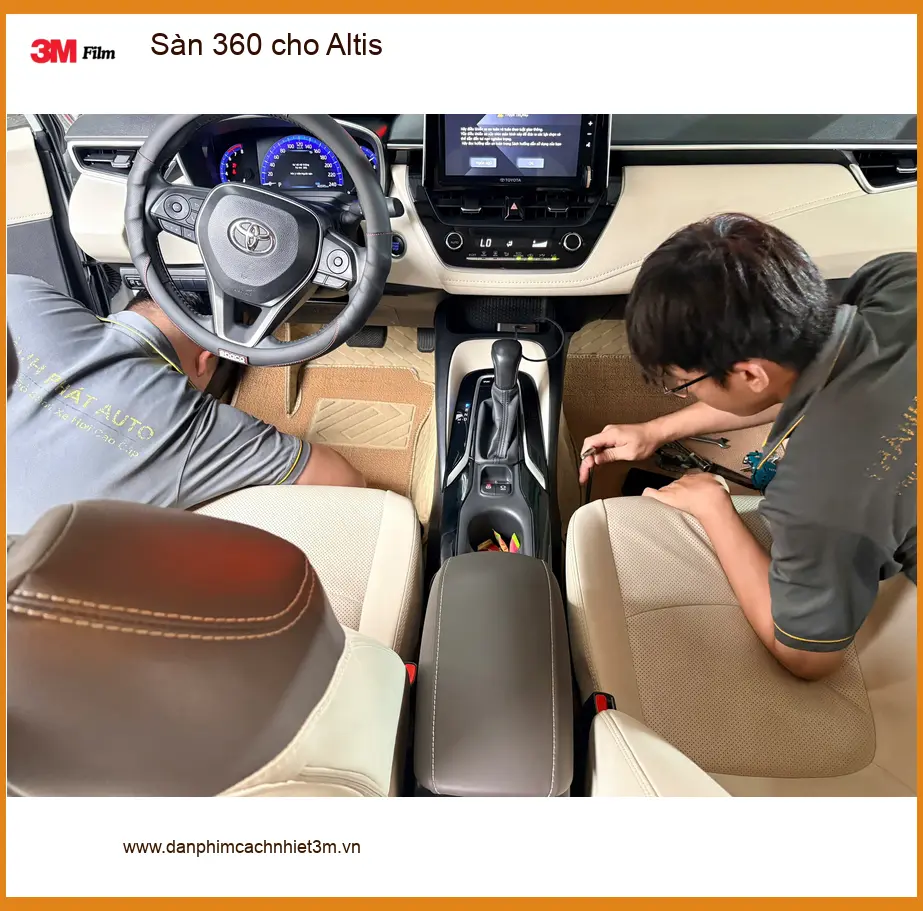 Anh Dũng lắp Sàn 360 cho Altis Quận 1 để nội thất luôn sạch và dễ vệ sinh