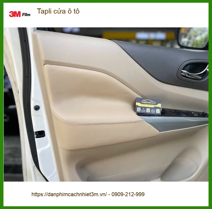 Anh Khang thay tapli cửa ô tô Kia K3 tại Hóc Môn vì tapli cũ bị trầy xước ảnh thực tế 4