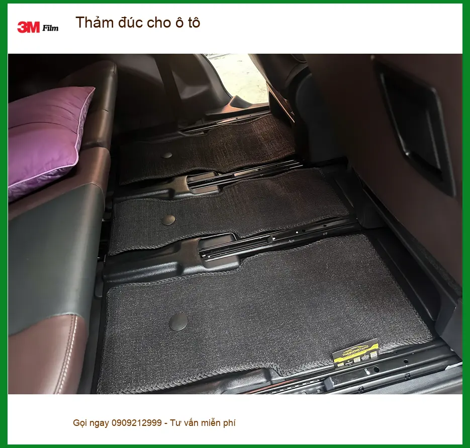 Chị Thanh lắp thảm đúc cho Suzuki XL7 tại Hóc Môn để dễ vệ sinh nội thất ảnh thực tế 4