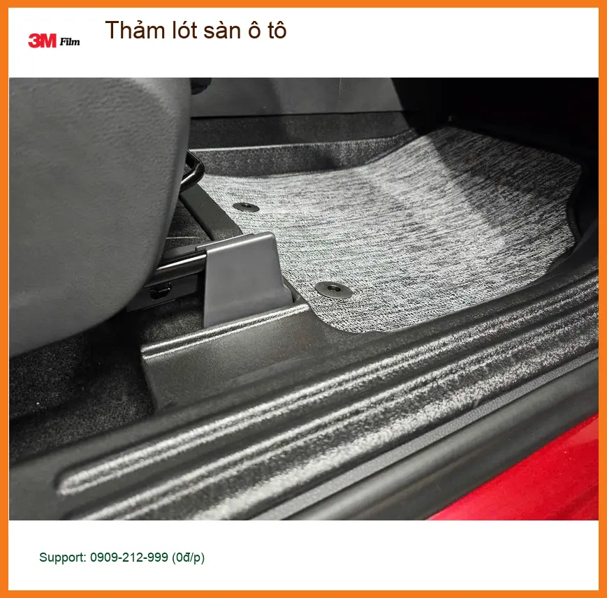 Anh Tấn lắp Thảm lót sàn ô tô Hyundai Accent tại Quận Gò Vấp để nội thất luôn sạch đẹp