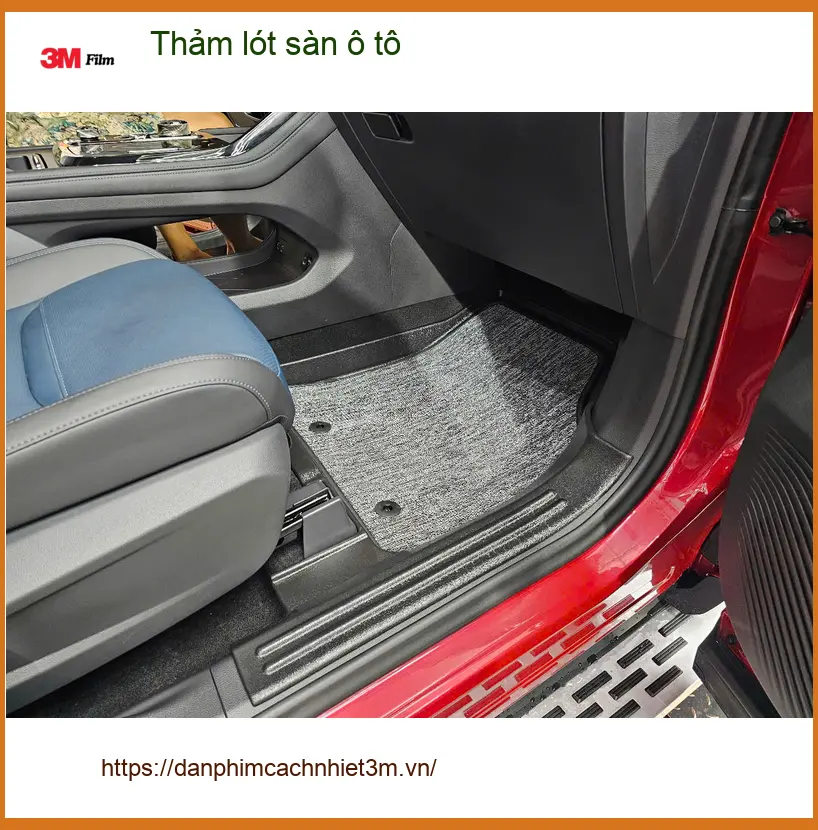 Anh Tấn lắp Thảm lót sàn ô tô Hyundai Accent tại Quận Gò Vấp để nội thất luôn sạch đẹp ảnh thực tế 2