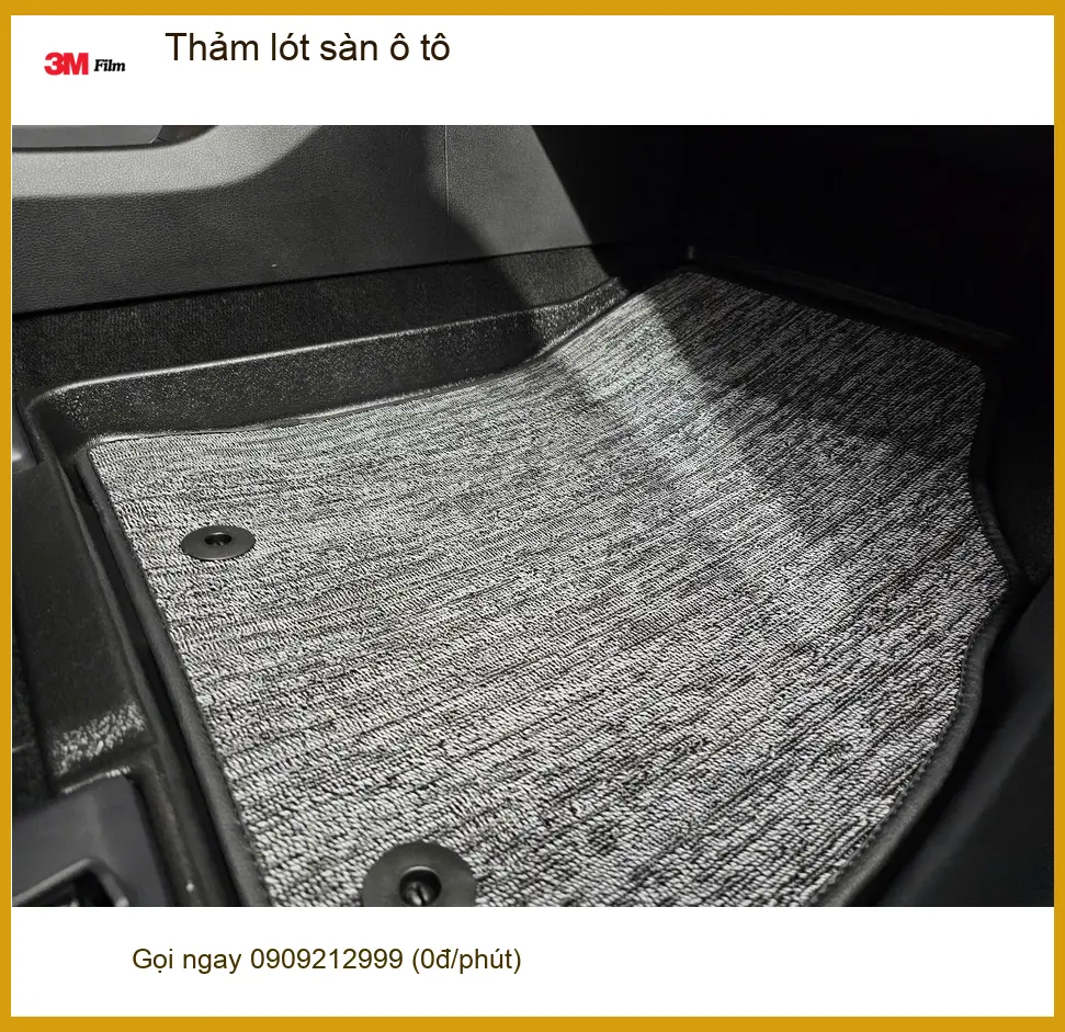 Anh Tấn lắp Thảm lót sàn ô tô Hyundai Accent tại Quận Gò Vấp để nội thất luôn sạch đẹp ảnh thực tế 3