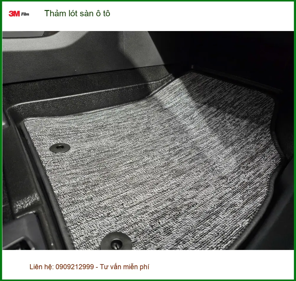 Chị Thảo đặt thảm lót sàn ô tô cho Kia Carnival ở Cần Giờ tiện lợi làm sạch