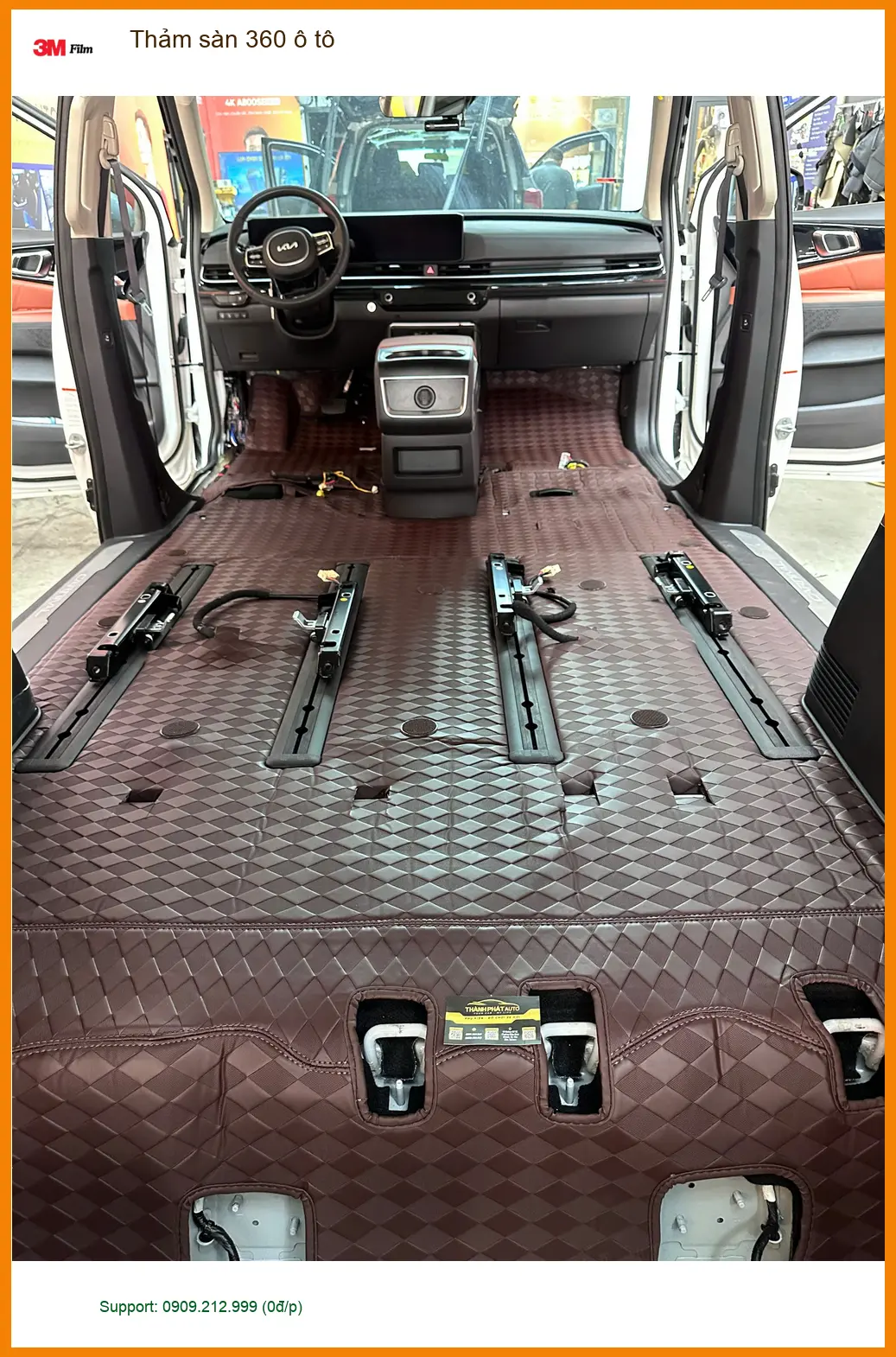 Anh Tấn lắp thảm sàn 360 ô tô Hyundai Creta tại Quận Phú Nhuận ảnh thực tế 2