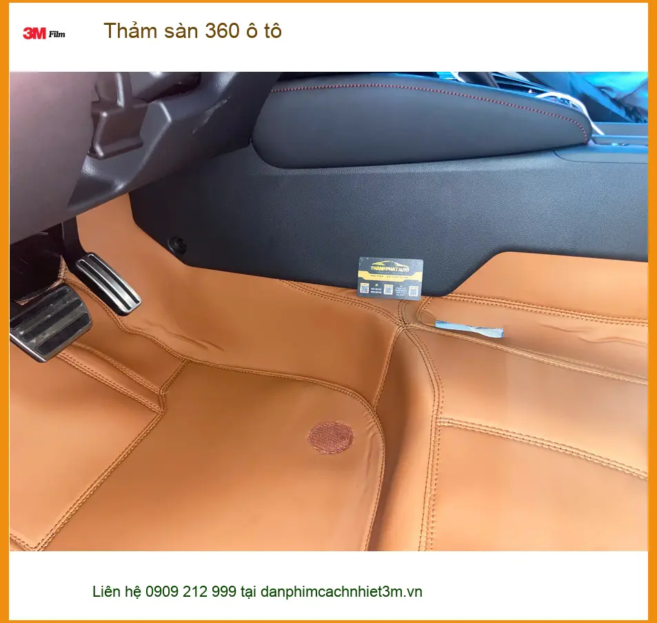 Anh Đức Anh lắp thảm sàn 360 ô tô cho Santa Fe ở Quận 2 giữ xe luôn sạch ảnh thực tế 2