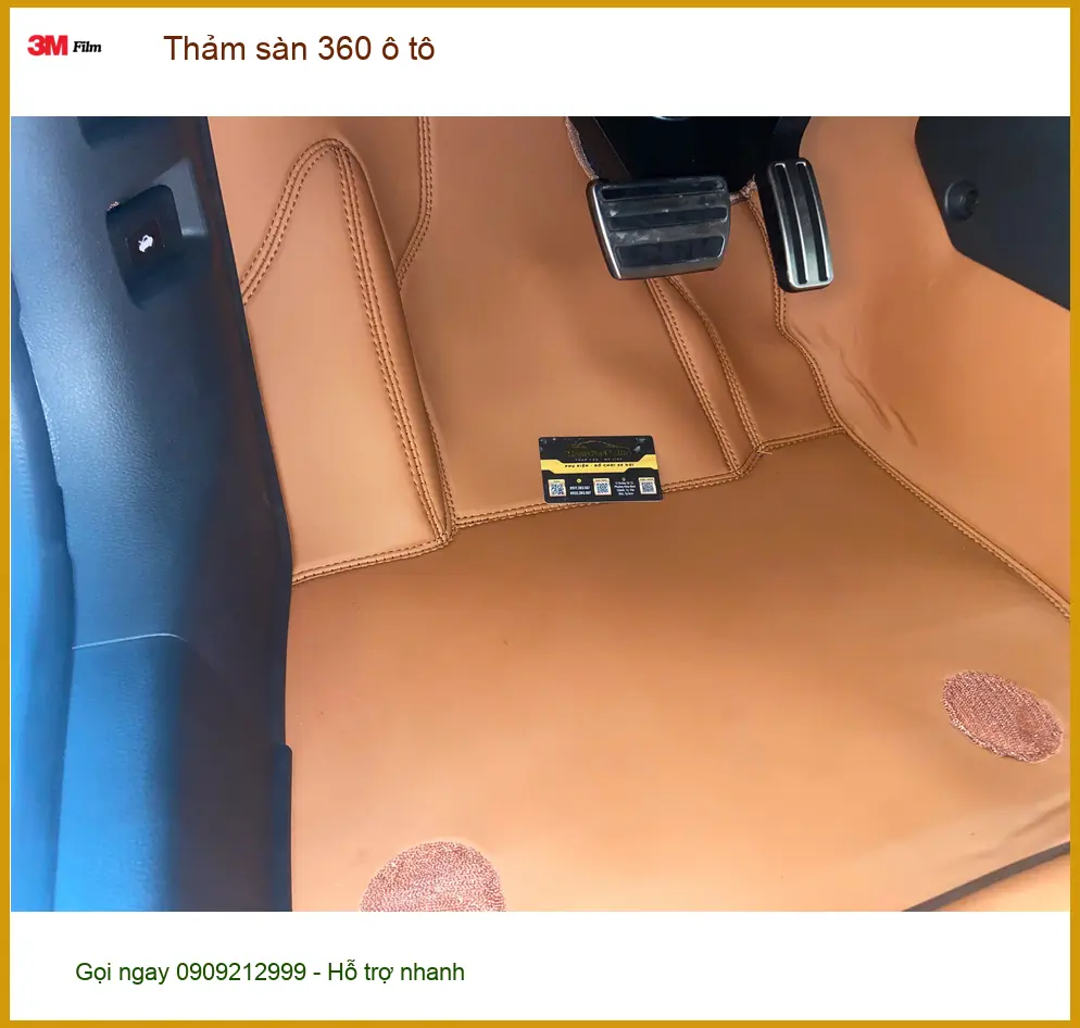 Chú Đức lắp thảm sàn 360 ô tô cho Hyundai Accent tại Quận Thủ Đức để xe luôn sạch đẹp ảnh thực tế 2