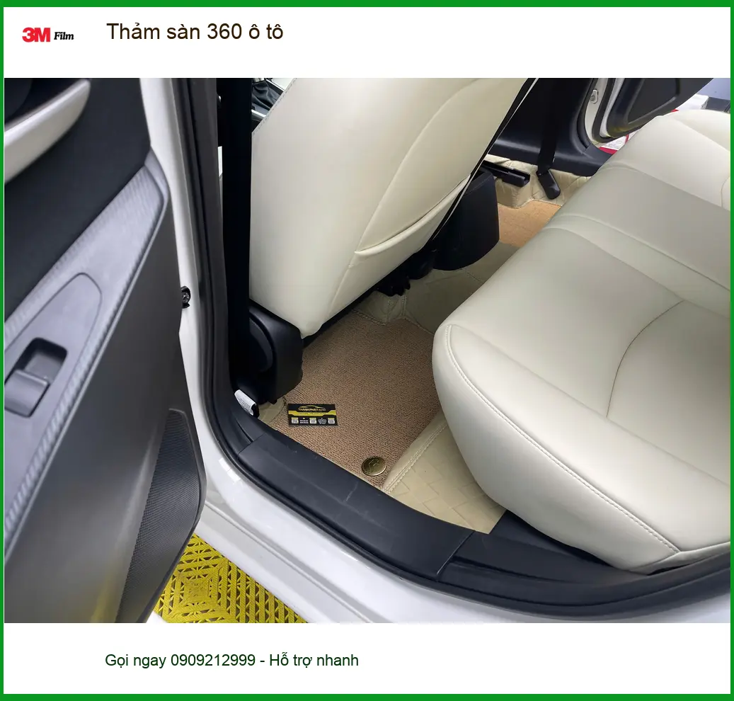 Chú Khánh lắp Thảm sàn 360 ô tô VinFast Lux A2.0 ở Quận 12 chống bụi bẩn ảnh thực tế 4