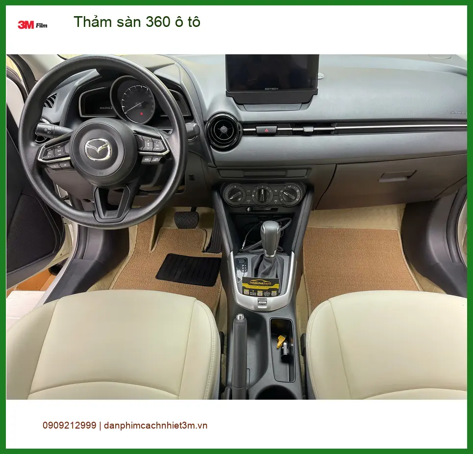 Anh Khôi lắp thảm sàn 360 ô tô cho Mazda CX-5 ở Nhà Bè, giữ xe luôn sạch