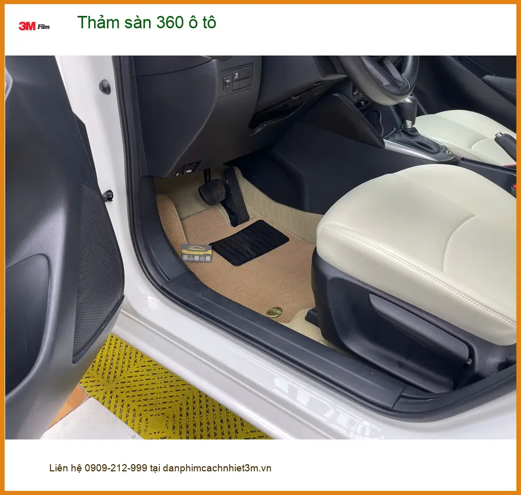 Anh Khôi lắp thảm sàn 360 ô tô cho Mazda CX-5 ở Nhà Bè, giữ xe luôn sạch ảnh thực tế 3