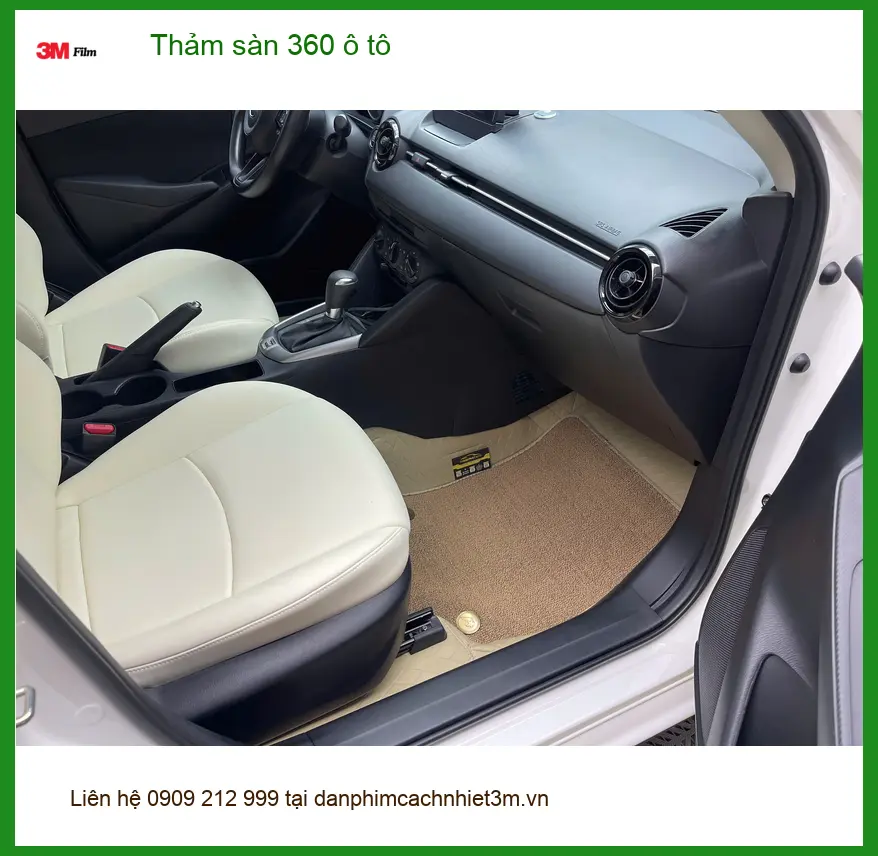 Anh Khôi lắp thảm sàn 360 ô tô cho Mazda CX-5 ở Nhà Bè, giữ xe luôn sạch ảnh thực tế 4