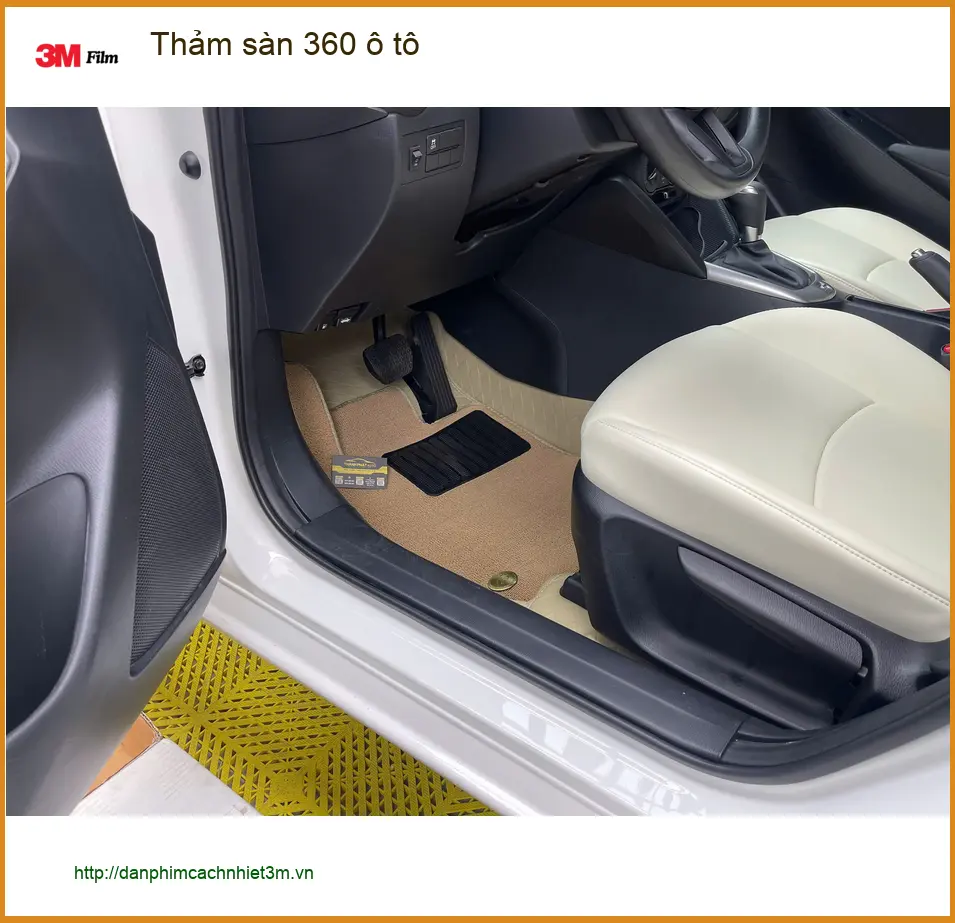 Anh Đạt lắp Thảm sàn 360 ô tô cho Ford Everest Quận 1, nội thất cần sạch
