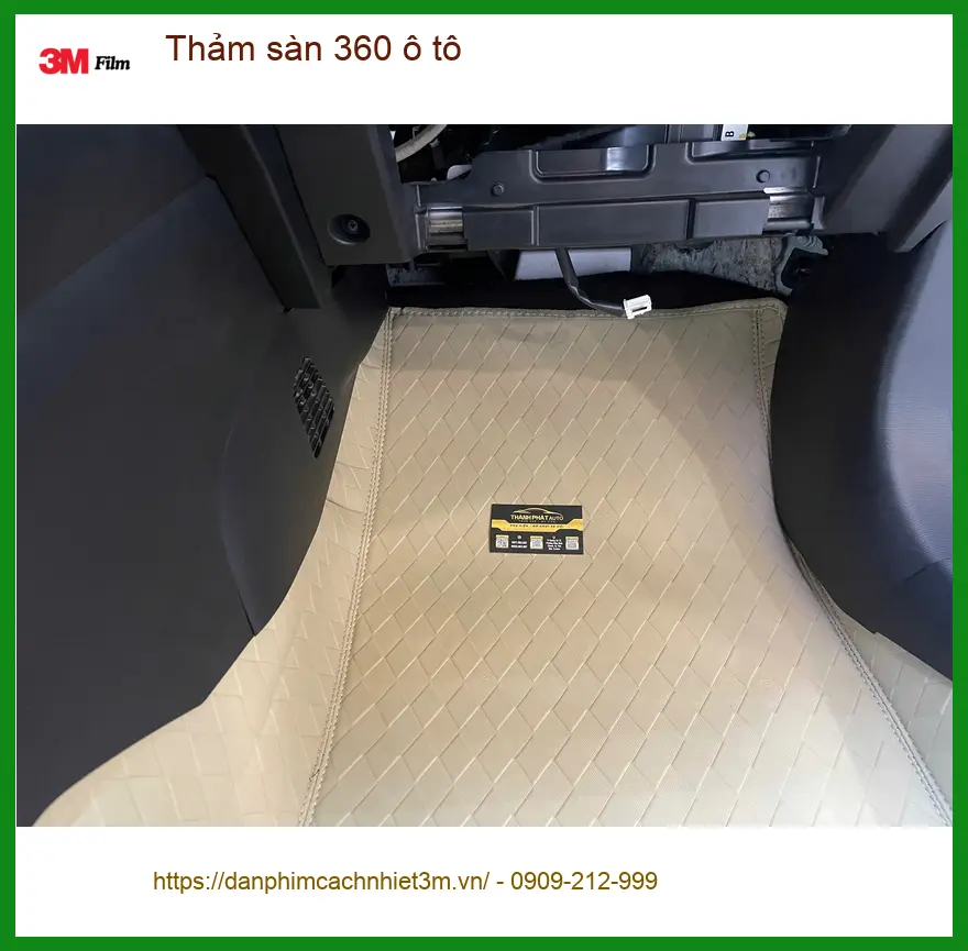 Anh Đạt lắp Thảm sàn 360 ô tô cho Ford Everest Quận 1, nội thất cần sạch ảnh thực tế 3