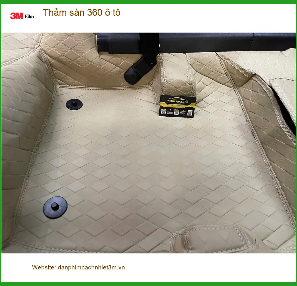 Anh Đạt lắp Thảm sàn 360 ô tô cho Ford Everest Quận 1, nội thất cần sạch ảnh thực tế 4