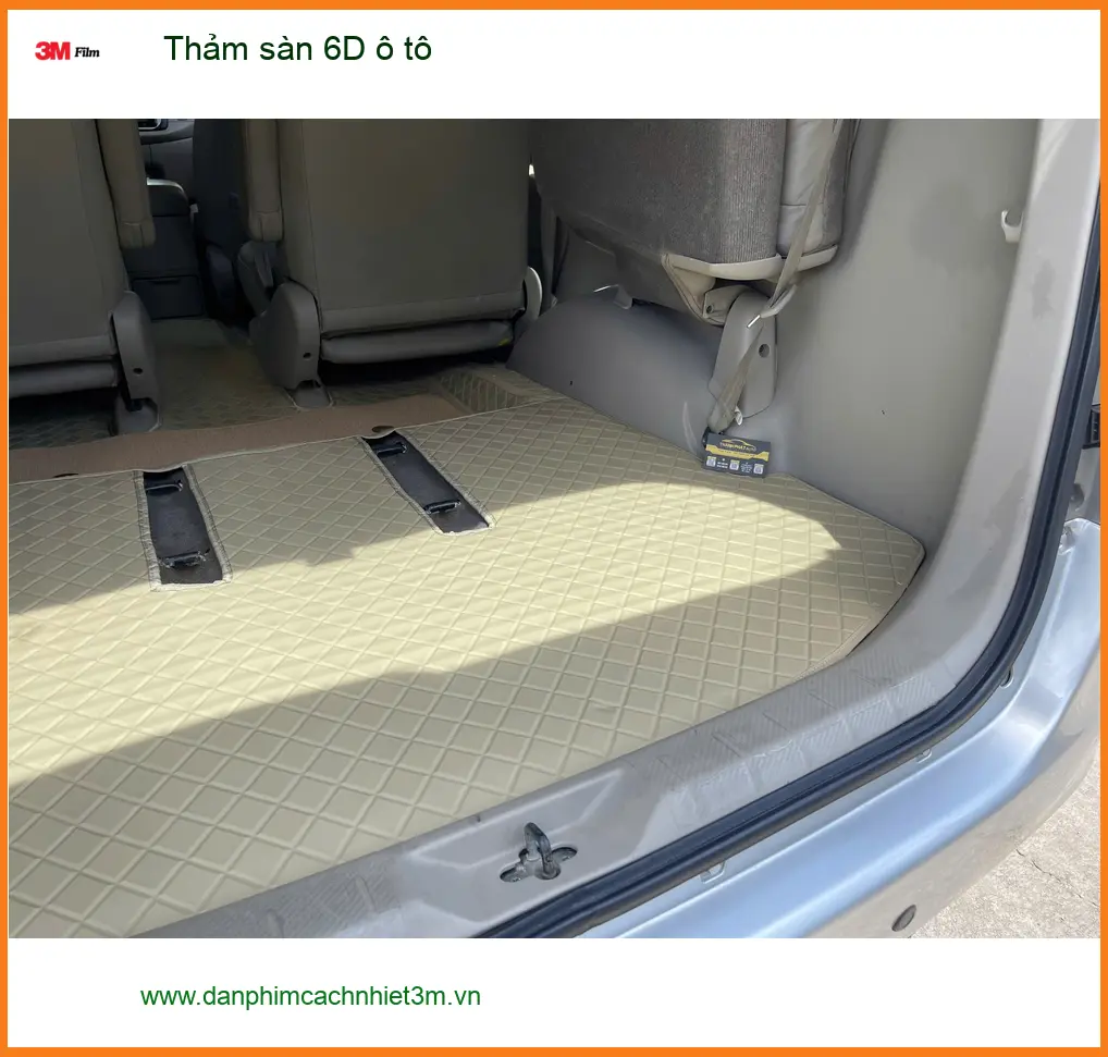 Anh Tấn lắp thảm sàn 6D ô tô cho Kia Carnival tại Quận 9 để giữ nội thất sang trọng ảnh thực tế 3