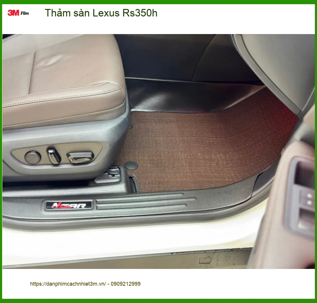 Anh Khang lắp thảm sàn Lexus Rs350h tại Quận Huyện Hóc Môn để giữ nội thất sạch sẽ