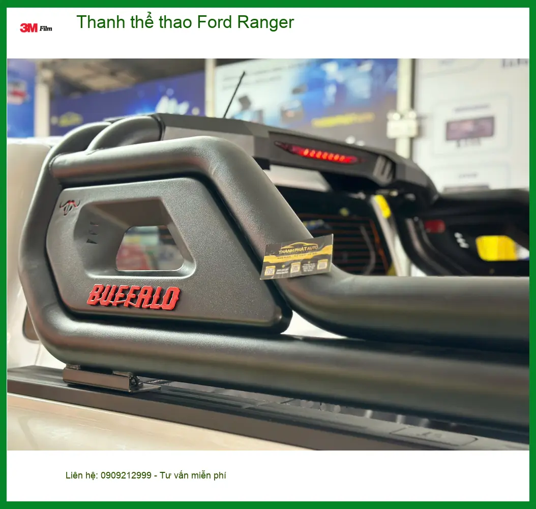 Anh Tùng lắp thanh thể thao Ford Ranger tại Củ Chi để xe thêm mạnh mẽ ảnh thực tế 2