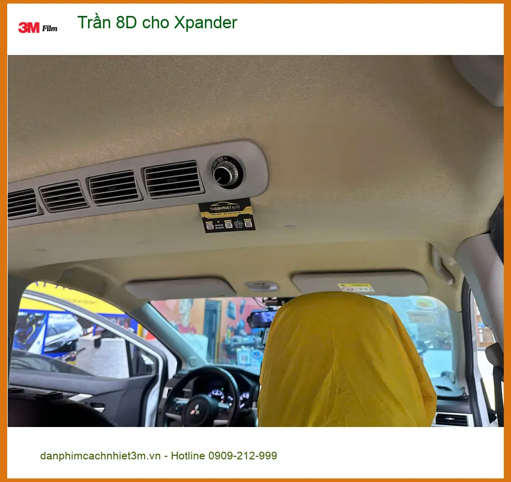 Chị Hân bọc Trần 8D cho Xpander tại Quận 12 để nâng tầm không gian nội thất ảnh thực tế 4