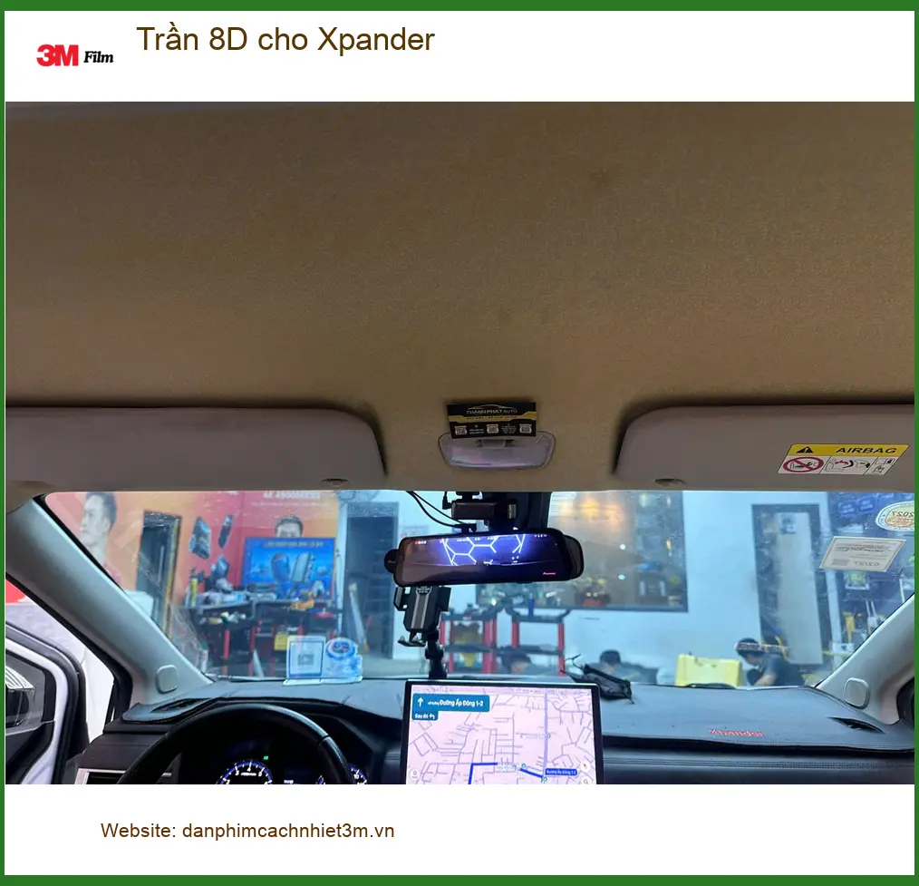 Anh Việt lắp Trần 8D cho Xpander ở Quận 9 để nội thất sang trọng hơn ảnh thực tế 4