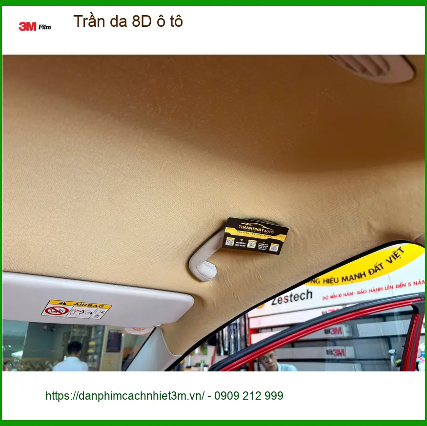 Anh Khang bọc trần da 8D ô tô cho Mitsubishi Xpander tại Quận Bình Thạnh ảnh thực tế 2