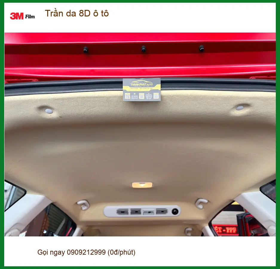 Chị Thư bọc trần da 8D ô tô Mazda CX-5 tại Quận 2 để không gian xe thoáng đãng, sạch sẽ