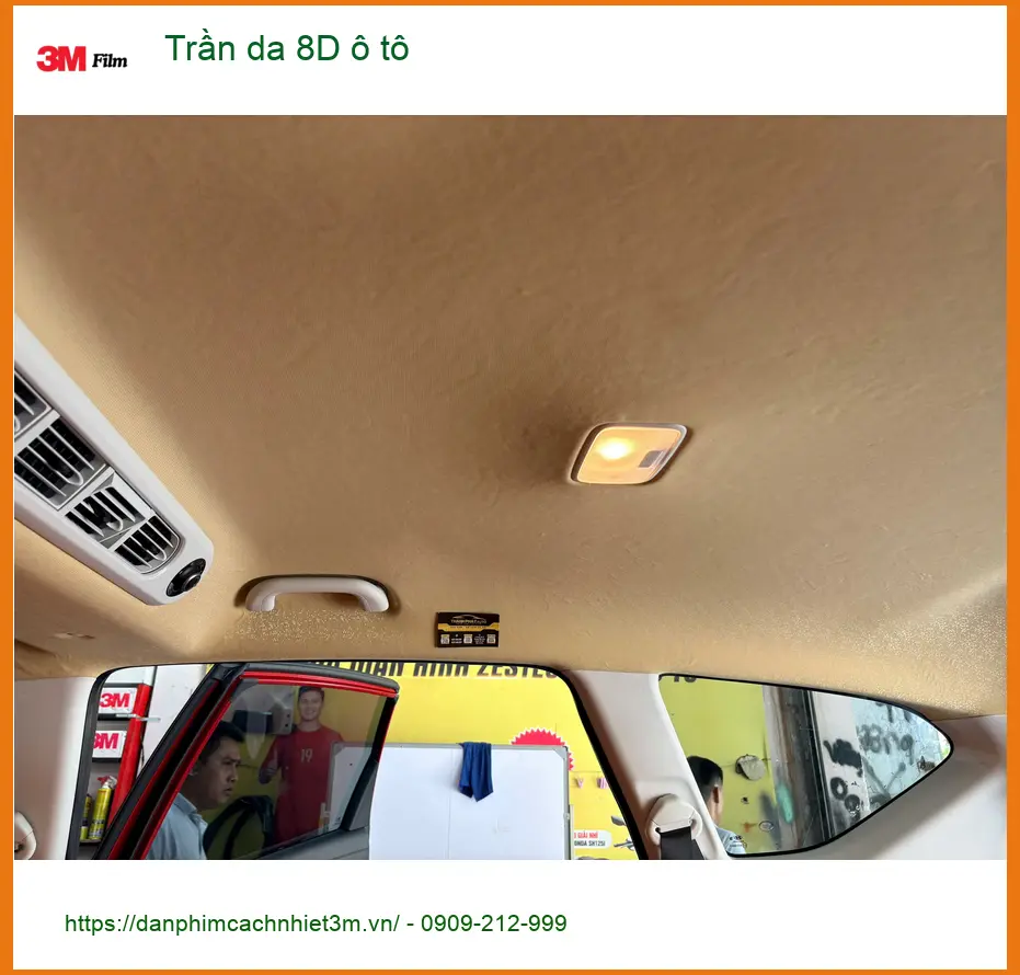 Chị Thư bọc trần da 8D ô tô Mazda CX-5 tại Quận 2 để không gian xe thoáng đãng, sạch sẽ ảnh thực tế 4