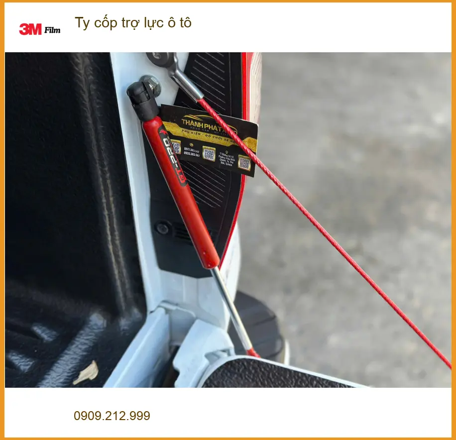 Dịch vụ lắp ty cốp trợ lực ô tô cho Chú Minh Hyundai Santa Fe tại Quận Tân Bình ảnh thực tế 3