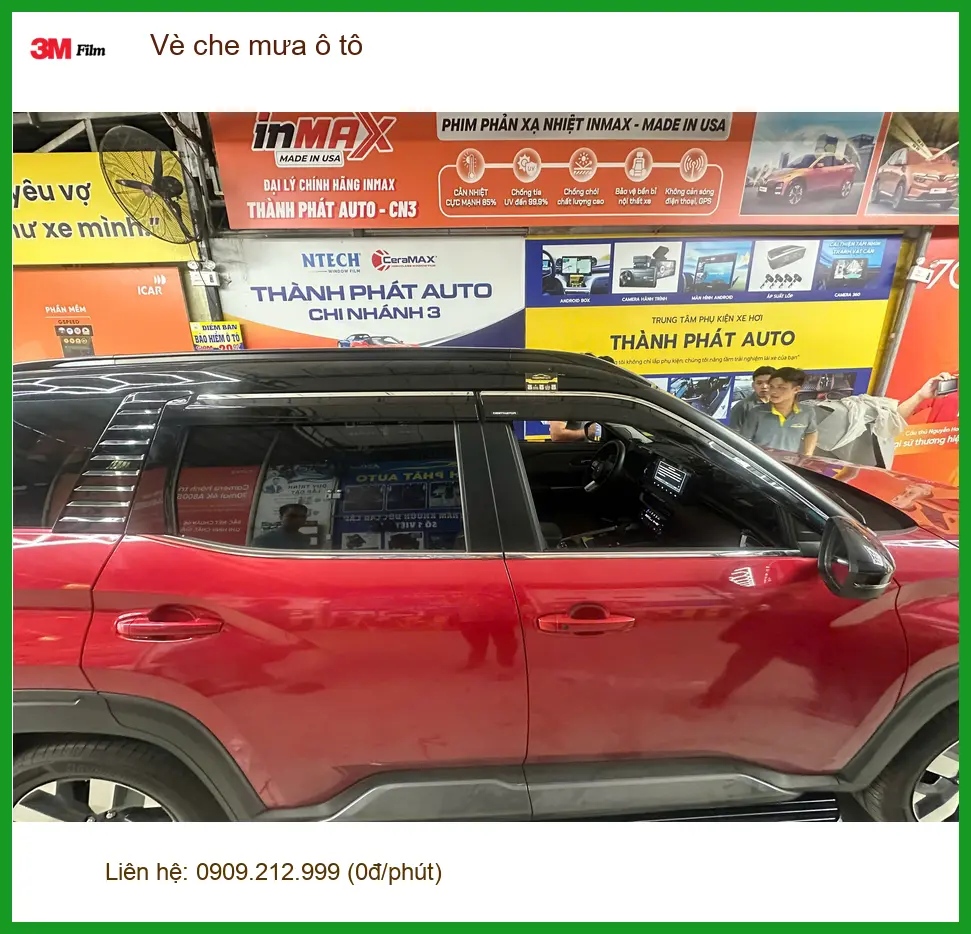 Anh Quang lắp vè che mưa ô tô Honda HR-V Quận Tân Phú chống tạt nước mưa