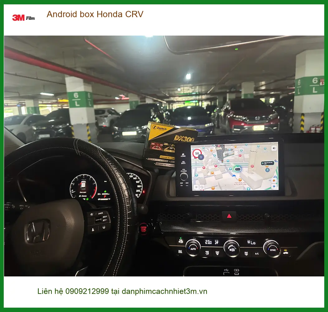 Anh Quang lắp Android box cho Honda CRV tại Quận 12 muốn giải trí đa nhiệm