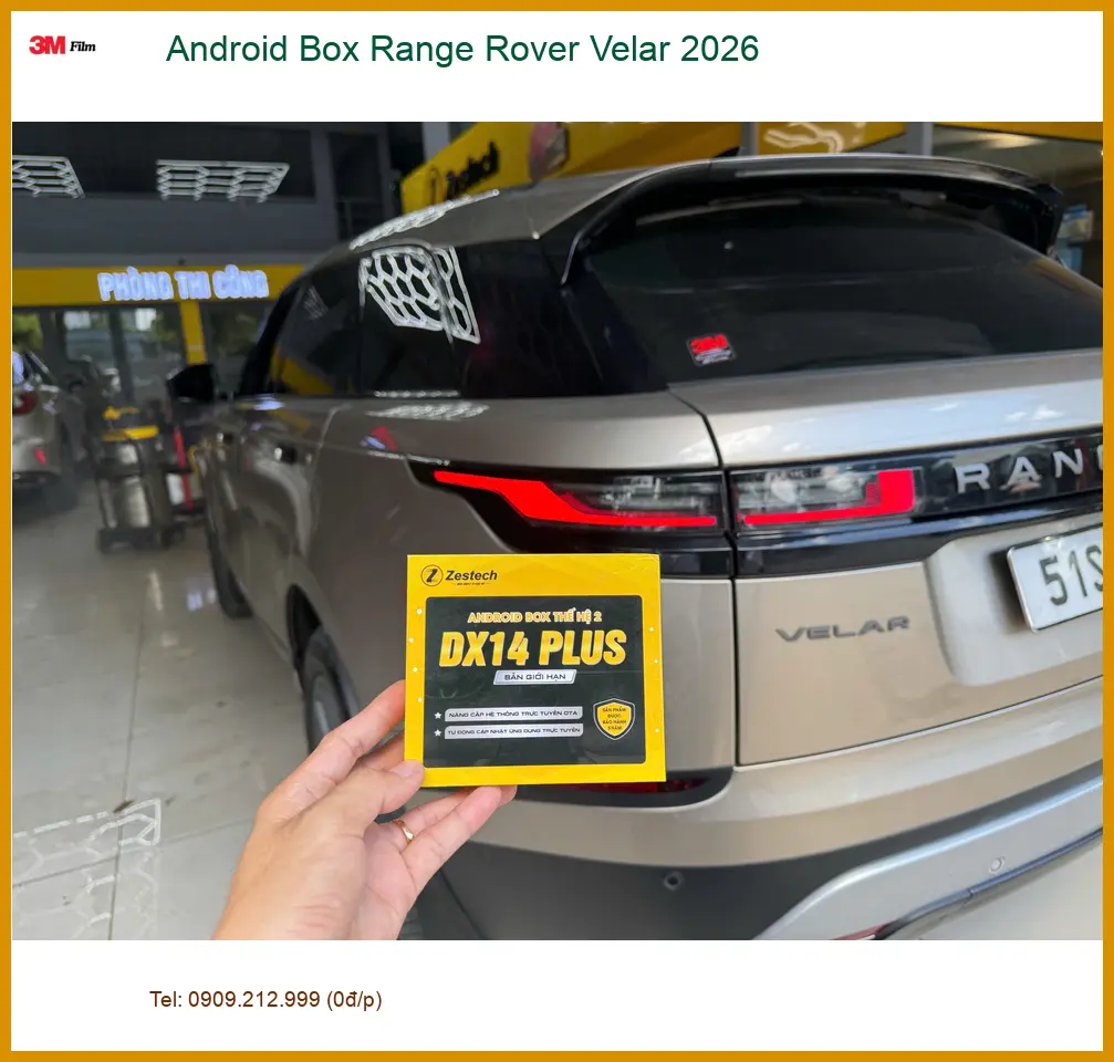 Anh Minh nâng cấp Android Box Range Rover Velar 2026 ở Quận 9