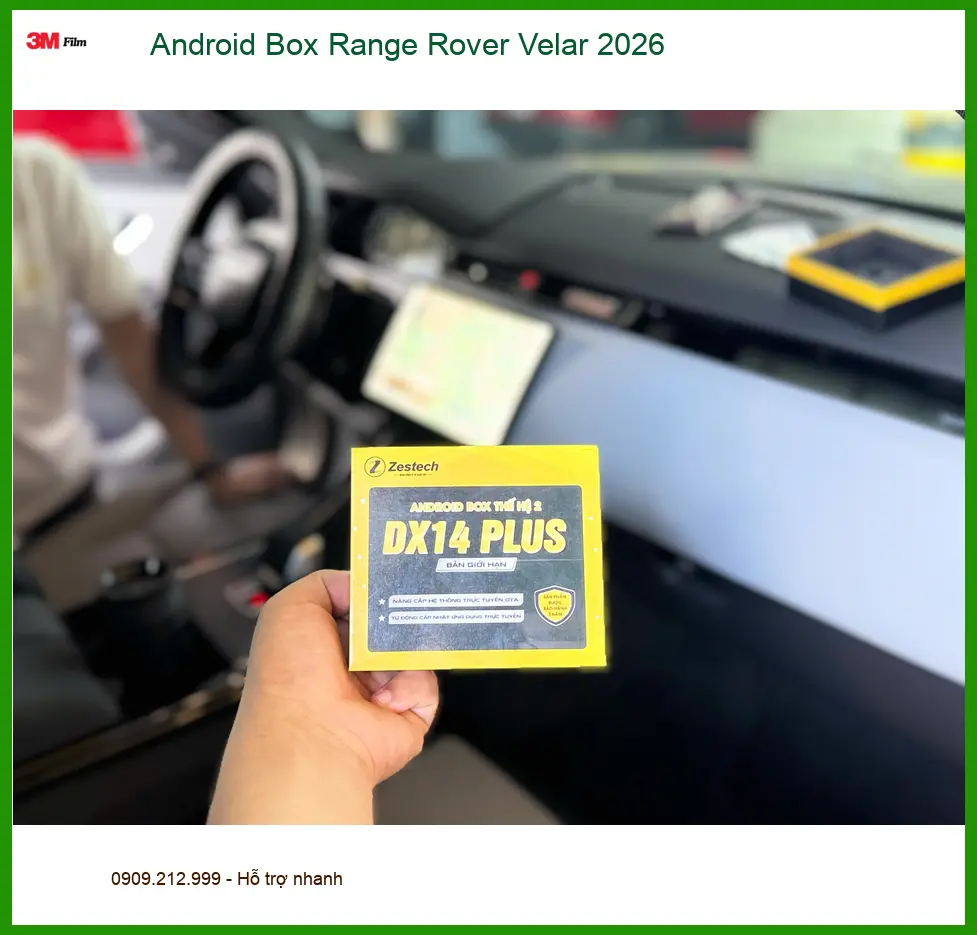 Anh Minh nâng cấp Android Box Range Rover Velar 2026 ở Quận 9 ảnh thực tế 4